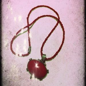 ❤️Coral&Carnelian Necklace❤️